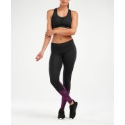 2XU Accelerate Colanti compresie cu buzunar W - negru-fuchsia