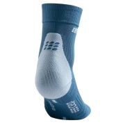 CEP - sosete scurte de compresie 16cm, pentru barbati Short Socks 3.0 - albastru gri