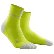 CEP Sosete scurte 3.0 Short Socks - lime light grey