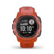 Garmin - Instinct - rosu Flame - ceas inteligent cu GPS cu functii avansate pentru sport