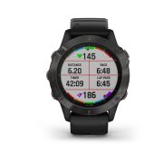 Garmin Fenix 6 Sapphire Carbon Grey DLC - curea neagra