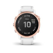 Garmin Fenix 6s PRO Rose Gold - curea alba