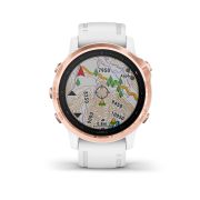 Garmin Fenix 6s PRO Rose Gold - curea alba