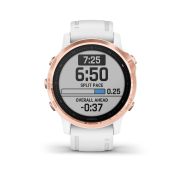Garmin Fenix 6s PRO Rose Gold - curea alba