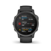 Garmin Fenix 6s Sapphire Carbon Grey DLC - curea neagra