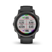Garmin Fenix 6s Sapphire Carbon Grey DLC - curea neagra