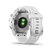 Garmin Fenix 6s Silver - curea alba