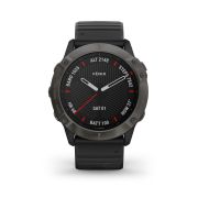 Garmin Fenix 6x PRO Sapphire Carbon Grey DLC - curea neagra