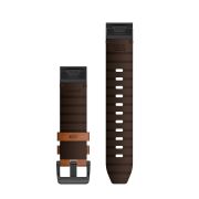 Garmin curea QuickFit 22 - piele - chestnut