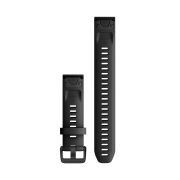 Garmin curea silicon - QuickFit 20 - neagra - extra lunga