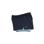 On Running Shorts W negru-albastru