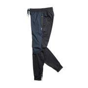 On patanloni alergare lungi waterproof negru-bleumarin