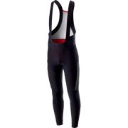 Castelli - Pantaloni lungi ciclism cu bretele, iarna si vreme rece, Sorpasso 2 bib tights - negru gri
