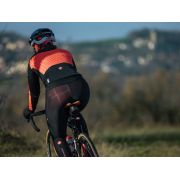 Castelli Bluza ciclism pentru femei maneca lunga Sfida Advanced Thermal Fabric - Roz Fluo
