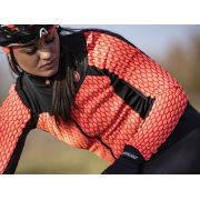 Castelli Bluza ciclism pentru femei maneca lunga Sfida Advanced Thermal Fabric - Roz Fluo