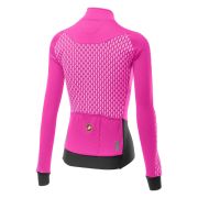 Castelli Bluza ciclism pentru femei maneca lunga Sfida Advanced Thermal Fabric - Roz Fluo