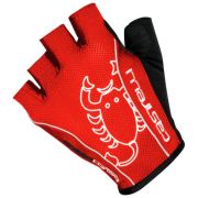 Castelli Rosso Corsa Clasic manusi negru-rosu