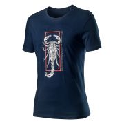 Castelli Tricou ciclism casual cu maneca scurta Logo Tee - albastru dark blue