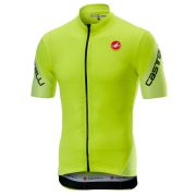 Castelli tricou ciclism cu maneca scurta Entrata ShortSleeve - galben fluo