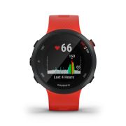 Garmin Forerunner 45 rosu - ceas cu GPS pentru alergare, bicicleta, cardio, yoga si alte sporturi