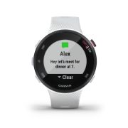 Garmin Forerunner 45s alb - ceas cu GPS pentru alergare, bicicleta, cardio, yoga si alte sporturi