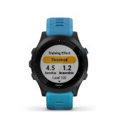 Garmin Forerunner 945 albastru bundle triatlon - ceas cu GPS pentru alergare, bicicleta, inot, triatlon si alte sporturi