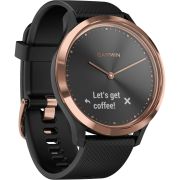 Garmin Vivomove HR Sport SM rose-gold negru