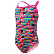TYR Costum Copii Lovebird Diamondfit roz-multicolor