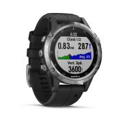 Garmin Fenix 5 Plus Silver negru