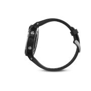 Garmin Fenix 5 Silver cu curea neagra