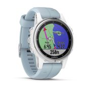 Garmin Fenix 5s Plus Silver alb albastru deschis