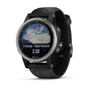 Garmin Fenix 5s Plus Silver negru