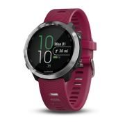 Garmin Forerunner 645 Music ciresiu silver - ceas cu GPS pentru alergare, bicicleta, cardio, yoga si alte sporturi