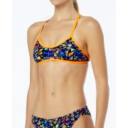 TYR Costa Mesa Pacific Tiebacktop portocaliu-mov