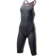 TYR Costum tehnic Thresher Open Back gri-rosu