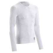 CEP - Tricou de compresie cu maneci lungi, Ultralight - alb