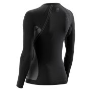CEP - Tricou de compresie cu maneci lungi, ultralight pentru femei - negru