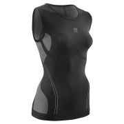 CEP Tricou de compresie ultralight W fara maneci negru