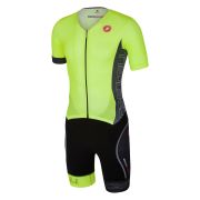 Castelli Trisuit Free Sanremo SS Verde/Negru