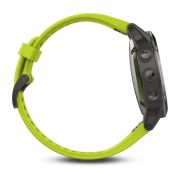Garmin Fenix 5 Slate grey cu curea galbena