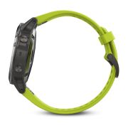 Garmin Fenix 5 Slate grey cu curea galbena