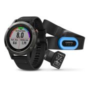 Garmin Fenix 5 Slate grey cu curea neagra pachet performer