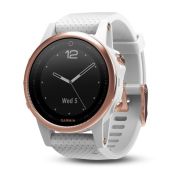 Garmin Fenix 5S Sapphire Rose Gold cu curea alba