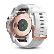 Garmin Fenix 5S Sapphire Rose Gold cu curea alba