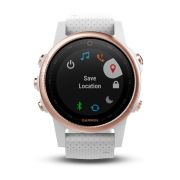 Garmin Fenix 5S Sapphire Rose Gold cu curea alba