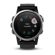 Garmin Fenix 5S Sapphire Slate Grey cu curea neagra