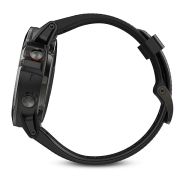Garmin Fenix 5X Slate Grey Sapphire cu curea neagra