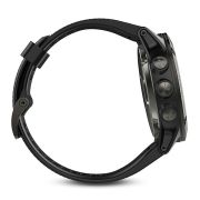 Garmin Fenix 5X Slate Grey Sapphire cu curea neagra