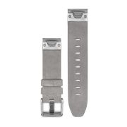 Garmin curea piele Suede gri QuickFit 20 pentru Fenix 5s