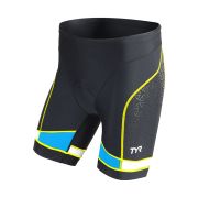 TYR Tri Short Barbati Competitor 7" negru-albastru